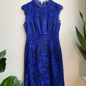 Forever 21 blue lace dress